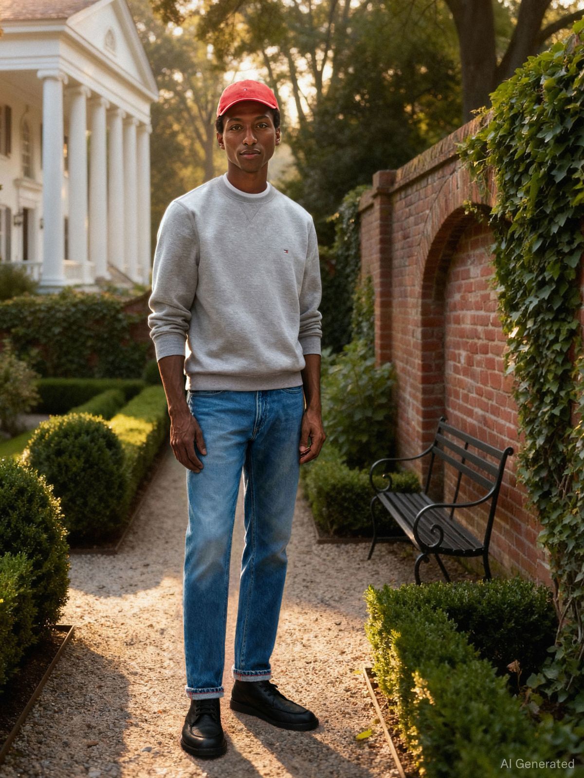 Fleece Crew Neck Sweatshirt — Grey