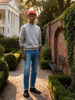 Fleece Crew Neck Sweatshirt — Grey 5