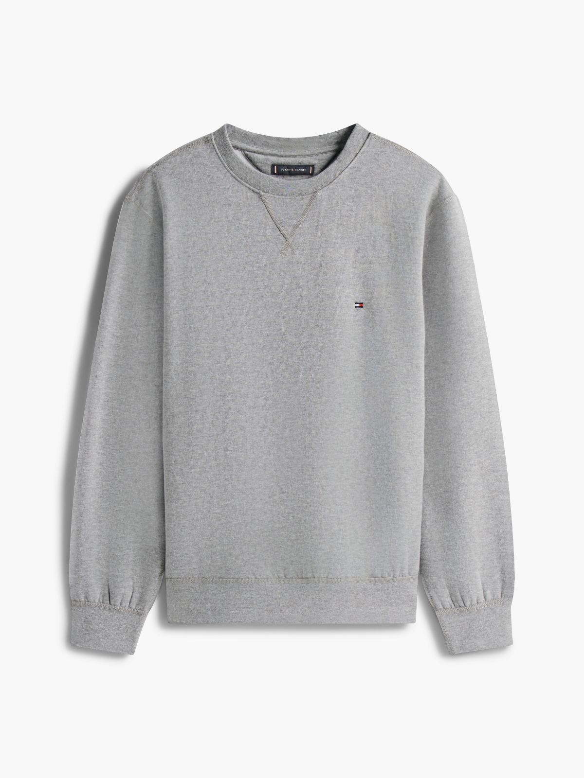 Fleece Crew Neck Sweatshirt — Grey