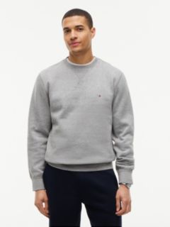 Fleece Crew Neck Sweatshirt — Grey 1