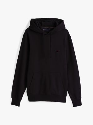 black flag embroidery drawstring hoody for men tommy hilfiger