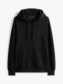 Flag Embroidery Terry Drawstring Hoody — Black 5