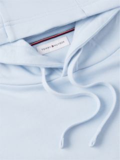 Flag Embroidery Terry Drawstring Hoody — Blue 7