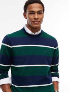 Terry Crew Neck Sweatshirt — Blue 3