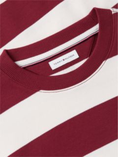 Terry Crew Neck Sweatshirt — Red 6