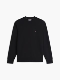 Terry Crew Neck Sweatshirt — Black 6