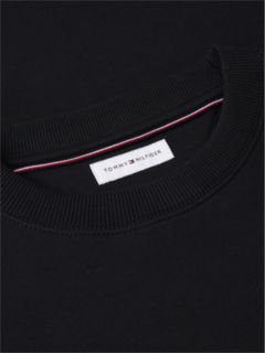 Terry Crew Neck Sweatshirt — Black 7