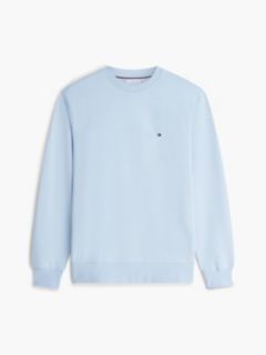Terry Crew Neck Sweatshirt — Blue 5