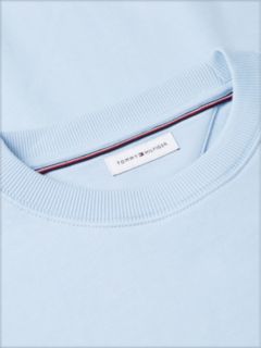 Terry Crew Neck Sweatshirt — Blue 6