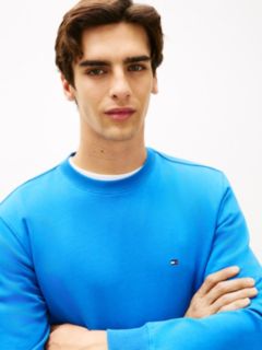 Terry Crew Neck Sweatshirt — Blue 2