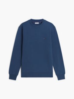 Terry Crew Neck Sweatshirt — Blue 5