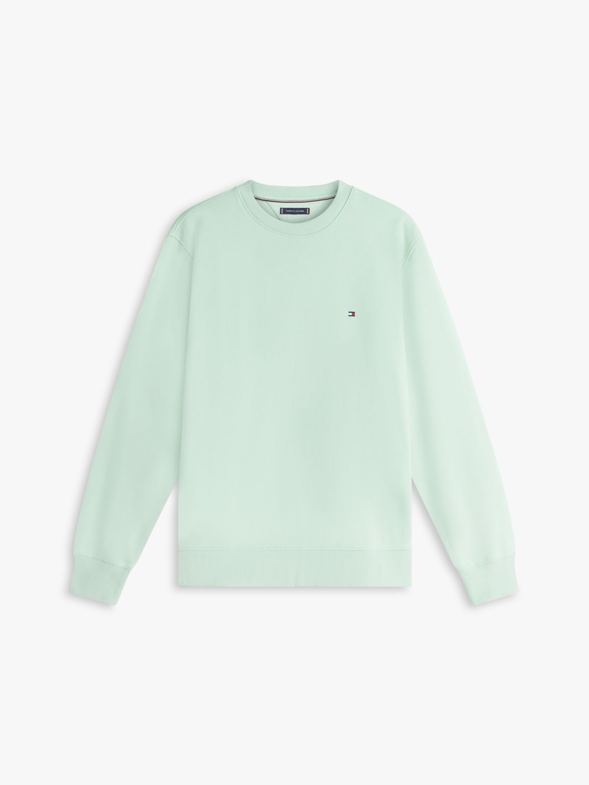 Terry Crew Neck Sweatshirt — Green