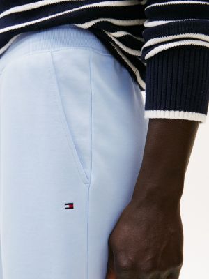 blue flag embroidery sweat shorts for men tommy hilfiger