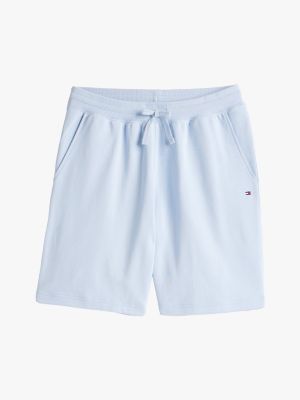 blue flag embroidery sweat shorts for men tommy hilfiger