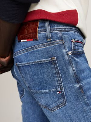 jean slim bleecker th flex bleu pour hommes tommy hilfiger