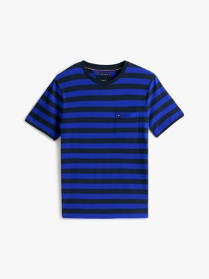 meerdere kleuren regular fit t-shirt met borstzak voor heren - tommy hilfiger