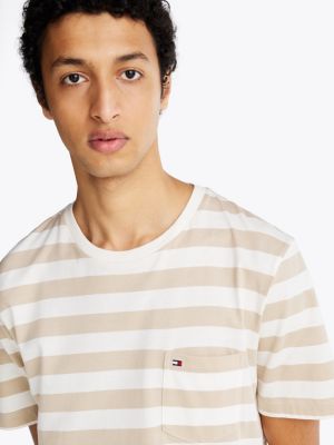 multi chest pocket regular t-shirt for men tommy hilfiger