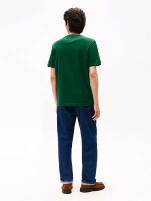 green patch pocket t-shirt for men tommy hilfiger