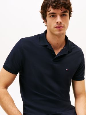 blue performance th flex regular polo shirt for men tommy hilfiger