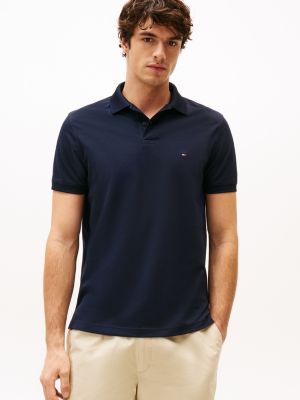 polo sport th flex regular fit blue da uomini tommy hilfiger