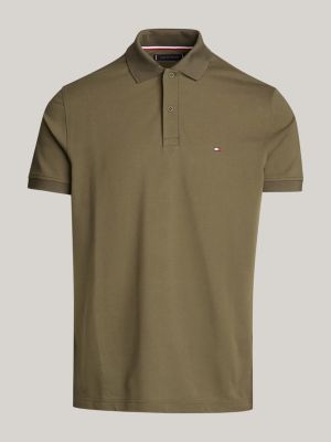 khaki sport th flex regular polo shirt for men tommy hilfiger