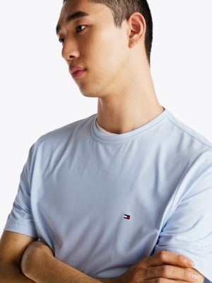 blau performance th flex t-shirt für herren - tommy hilfiger