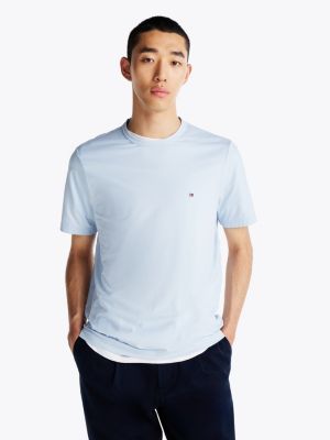 blue performance th flex t-shirt voor heren - tommy hilfiger