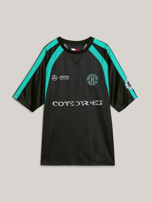 Tommy x Mercedes F1 x CR Lewis Hamilton Football T-Shirt | Black ...