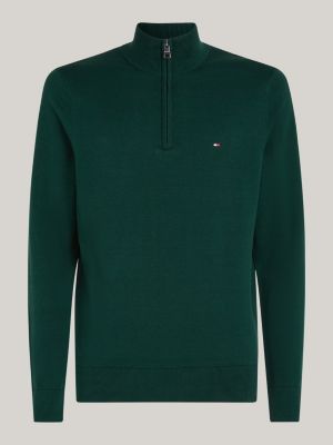 Tommy hilfiger sweater with zipper sale