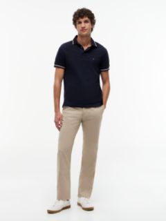Slim Fit Tipped Polo Shirt — Blue 2