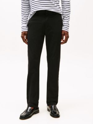 black denton moisture wicking straight chinos for men tommy hilfiger