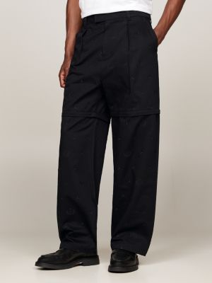 Tommy x Mercedes F1 x CR Logo-Chinos mit abnehmbaren Beinen 