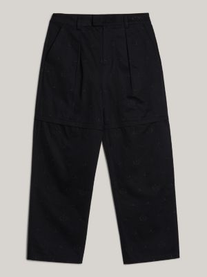 Tommy x Mercedes F1 x CR Logo-Chinos mit abnehmbaren Beinen 
