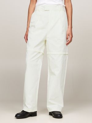 pantalón chino tommy x mercedes f1 x cr blanco de hombres tommy hilfiger