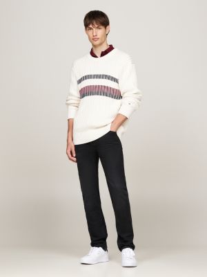 jean slim bleecker noir th flex noir pour hommes tommy hilfiger