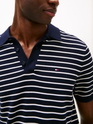 multi regular fit knit polo shirt for men tommy hilfiger