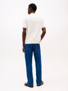 Regular Fit Fine Knit Polo Shirt — Yellow 4