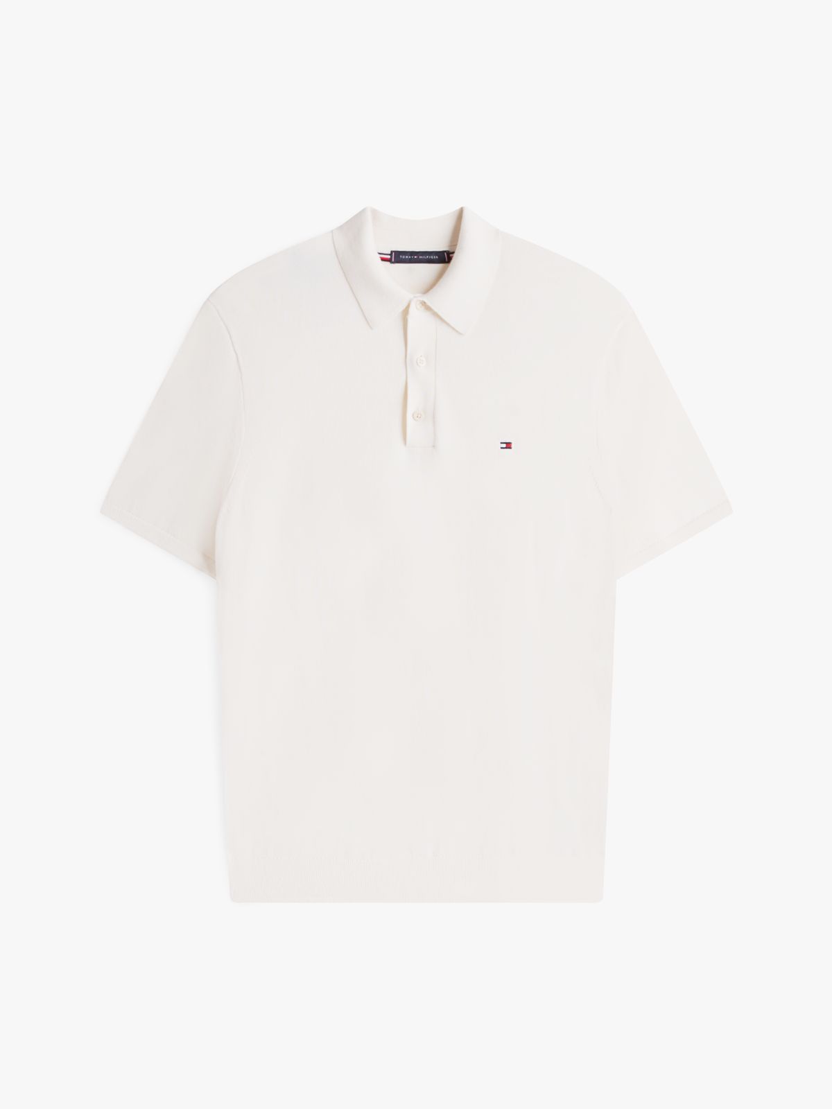 Regular Fit Fine Knit Polo Shirt — Yellow