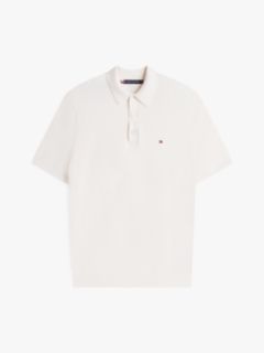 Regular Fit Fine Knit Polo Shirt — Yellow 5