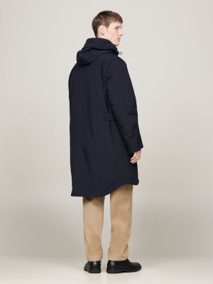 parka rockie 3-en-1 déperlante bleu pour hommes tommy hilfiger