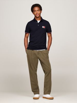 polo 1985 colección tommy hilfiger paris blue de hombres tommy hilfiger