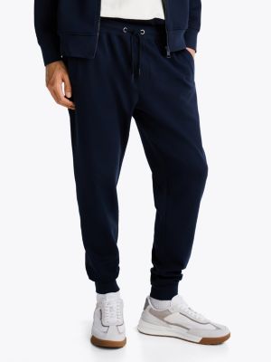 survêtement à capuche bleu pour hommes tommy hilfiger