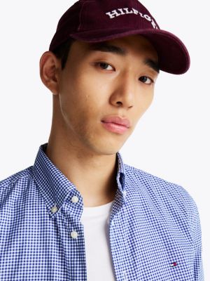 chemise en popeline à motif vichy plusieurs couleurs pour hommes tommy hilfiger
