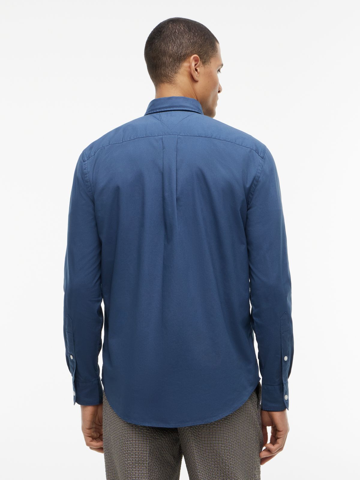 TH Flex Regular Fit Button-Down Shirt — Blue