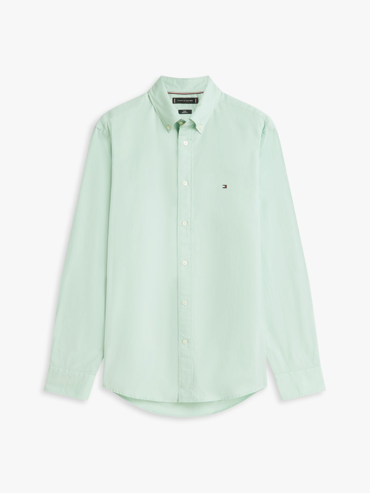TH Flex Regular Fit Button-Down Shirt — Green