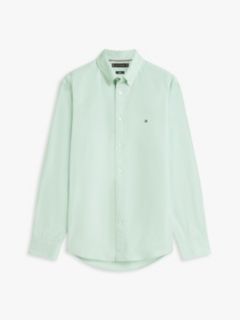 TH Flex Regular Fit Button-Down Shirt — Green 5