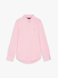 TH Flex Regular Fit Button-Down Shirt — Pink 5