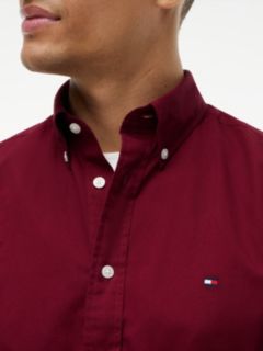TH Flex Regular Fit Button-Down Shirt — Purple 3