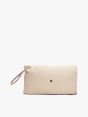 giacca relaxed fit ripiegabile beige da uomini tommy hilfiger