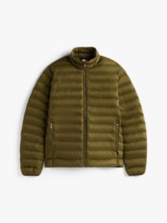 Flag Embroidery Packable Quilted Jacket — Green 7